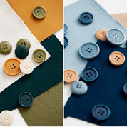 Mind the Maker - Corozo Buttons - 28mm - Four Hole - Various Colors