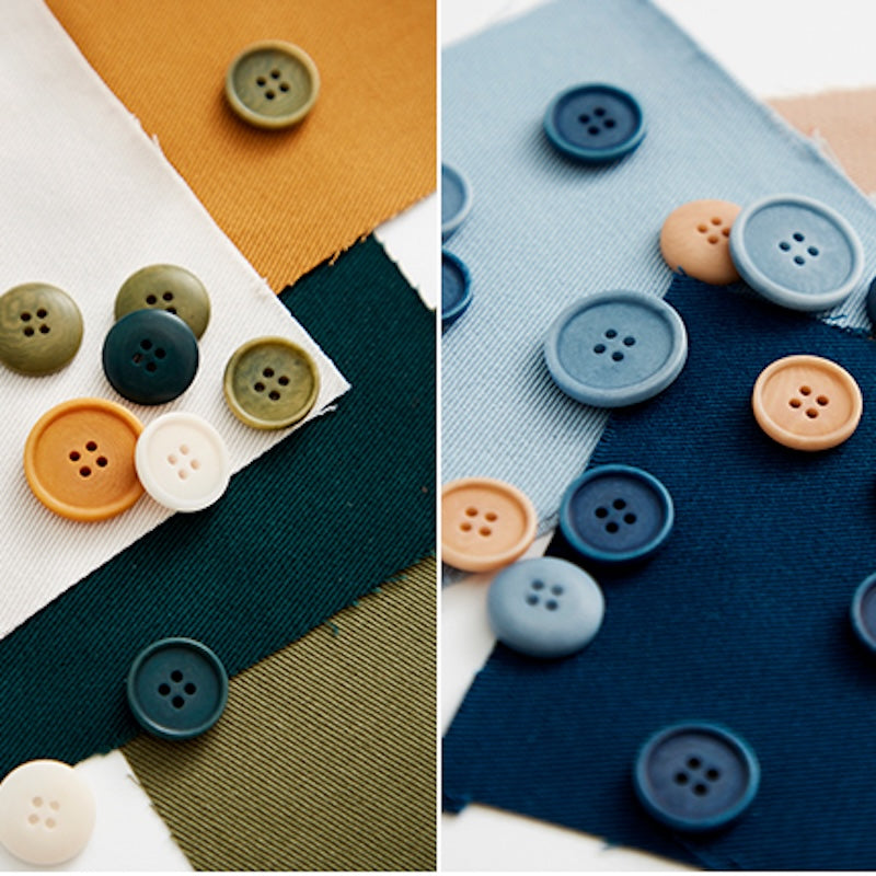 Mind the Maker - Corozo Buttons - 28mm - Four Hole - Various Colors