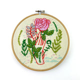 Keller Design Co. - Embroidery Kit - Hello from Rose City
