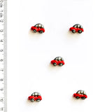 Ceramic Buttons - Race Cars
