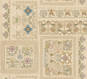 Marcus Fabrics - 108" Quilt Back - Crewel Patchwork
