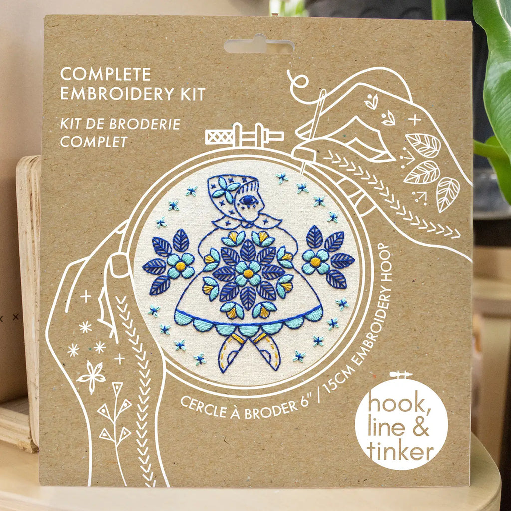 Sale! Hook, Line & Tinker - Embroidery Kit - Lady Dancing