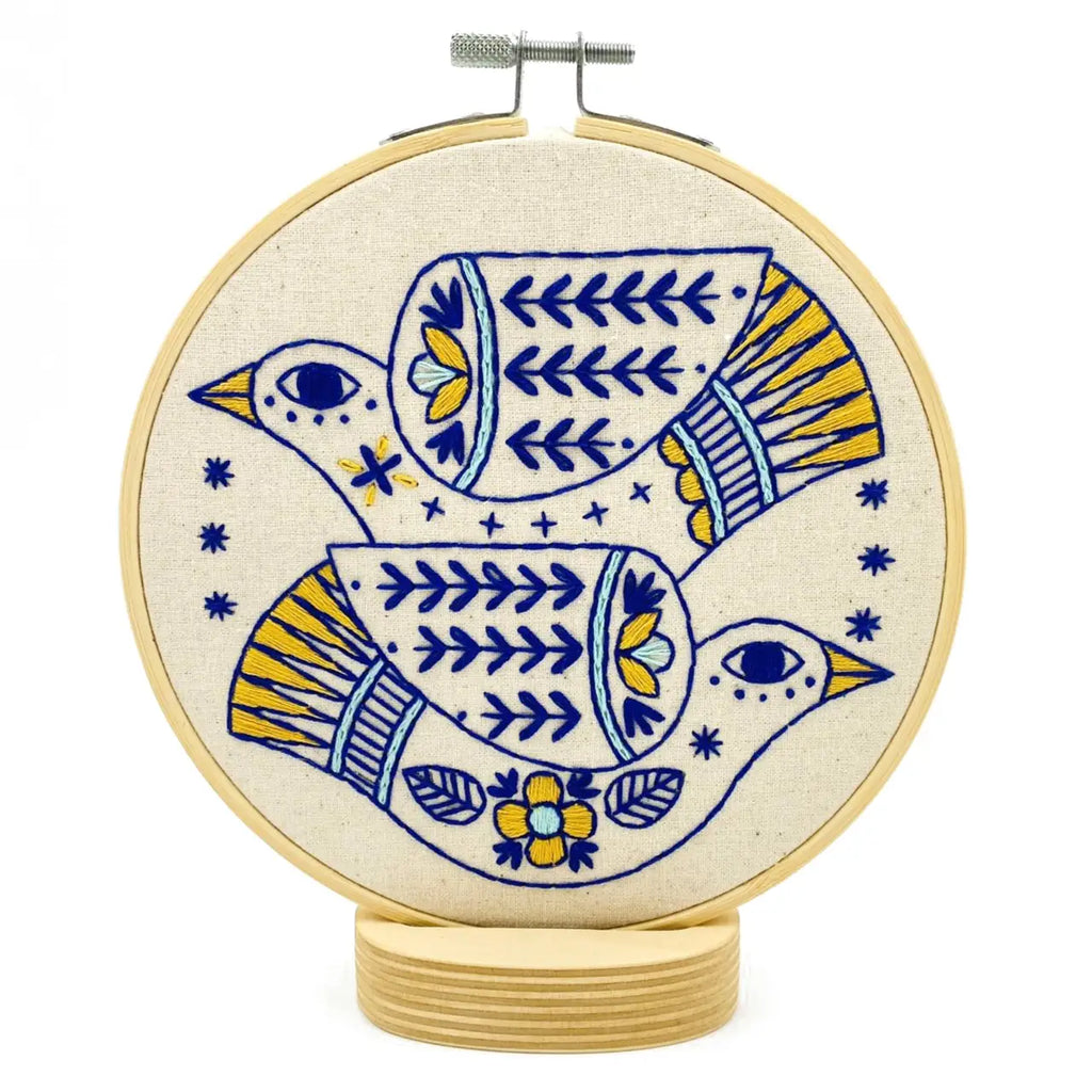 Sale! Hook, Line & Tinker - Embroidery Kit - Turtle Doves