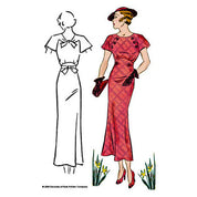 Decades of Style - #3007 1930s Button Dress - PDF and Printed Pattern