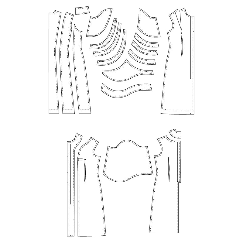 Decades of Style - #3016 1930s Miss L's Coat Dress - PDF and Printed Pattern