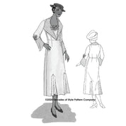 Decades of Style - #3017 1930s Corsage Dress - PDF and Printed Pattern