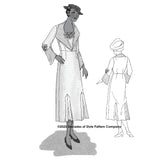 Decades of Style - #3017 1930s Corsage Dress - PDF and Printed Pattern
