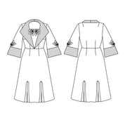 Decades of Style - #3017 1930s Corsage Dress - PDF and Printed Pattern