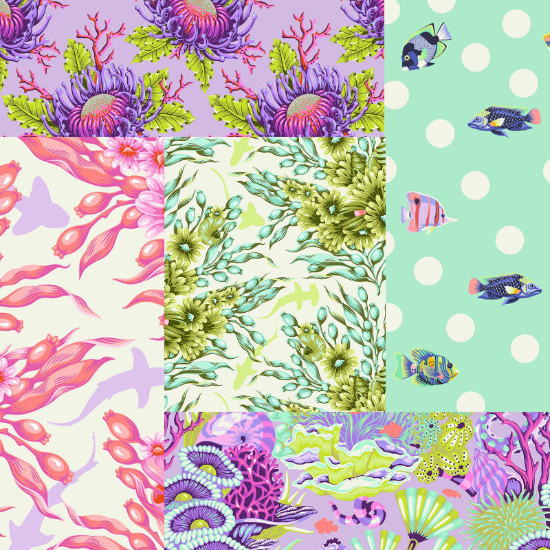 Free Spirit - Floral Reef - Fat Quarter Bundle