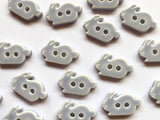 Textile Garden - Rabbit Buttons - 15mm - Lavender Blue