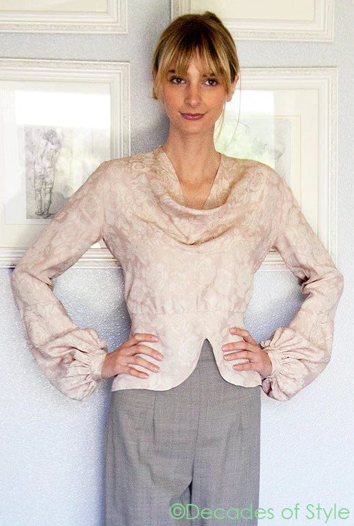 Decades of Style - #3102 1931 Matinee Blouse - PDF and Printed Pattern