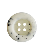 Dill - Button with Black Mosaic Stones - 18mm