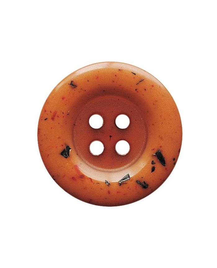 Dill - Button with Black Mosaic Stones - 18mm
