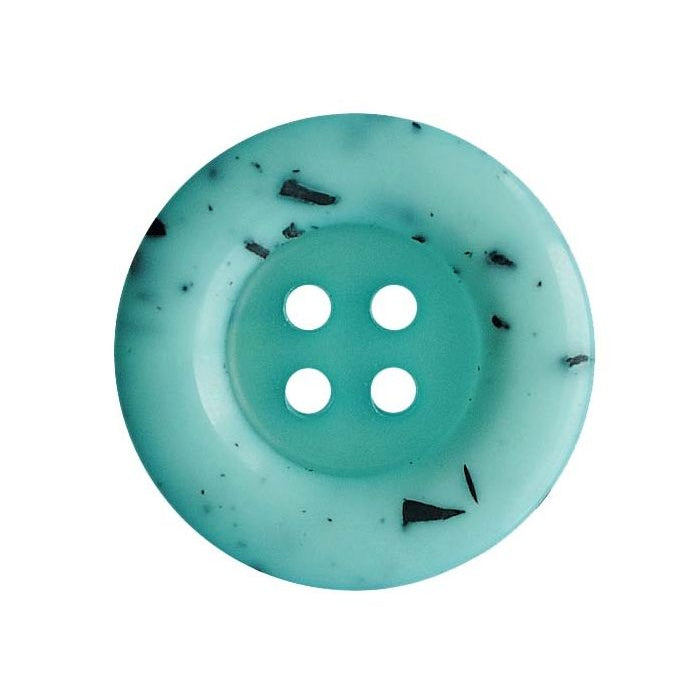Dill - Button with Black Mosaic Stones - 18mm
