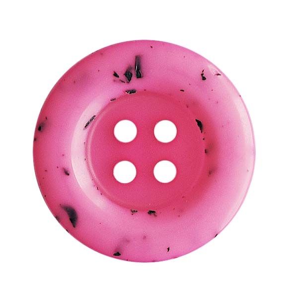 Dill - Button with Black Mosaic Stones - 18mm