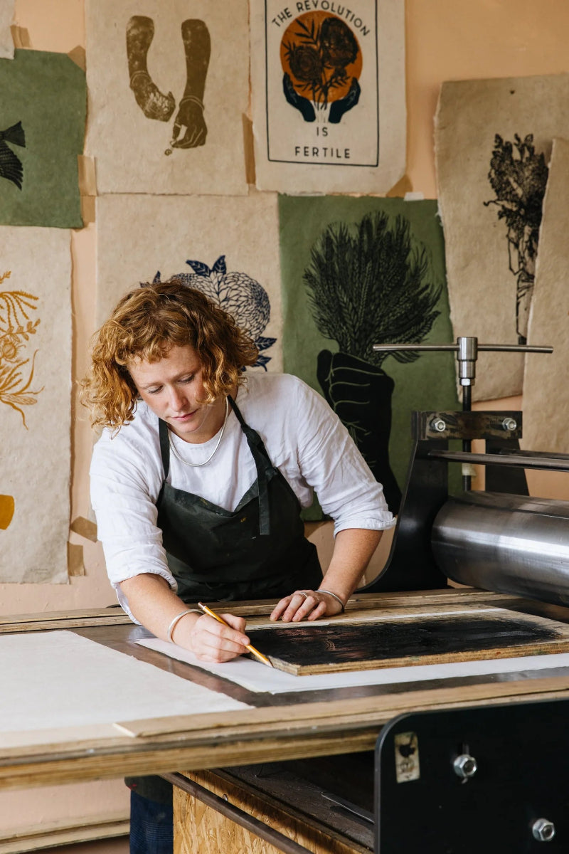 Botanical Block Printing - Rosanna Morris