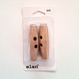 Wood Toggle Button - 45mm - 2pk