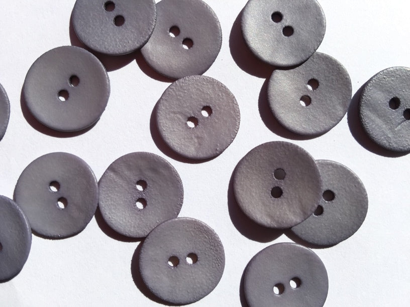 Textile Garden - Matte Shell Buttons - 18mm - Various Colors