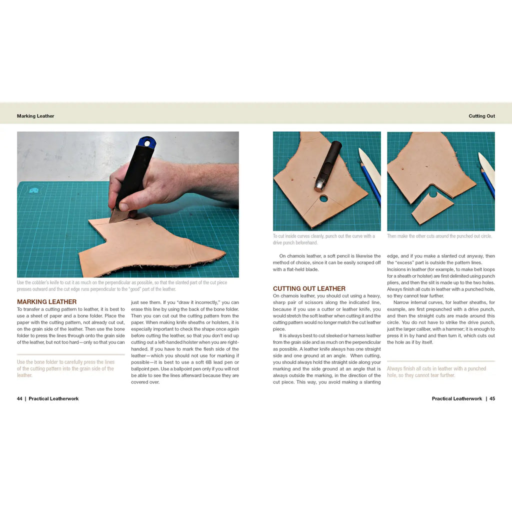 Practical Leatherwork: Cutting, Sewing, Finishing, and Repair - Carsten Bothe