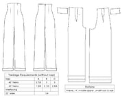 Decades of Style - #4004 1940s Empire Waist Trousers - PDF and Printed Pattern