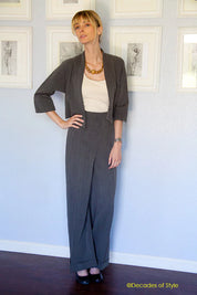 Decades of Style - #4004 1940s Empire Waist Trousers - PDF and Printed Pattern