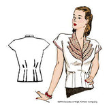 Decades of Style - #4005 1940s Girl Friday Blouse - PDF and Printed Pattern