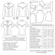 Decades of Style - #4008 1940s Rodeo Pal Shirt - PDF and Printed Pattern