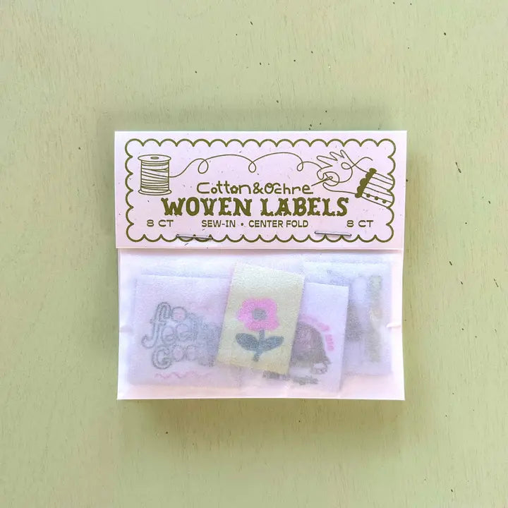 Cotton and Ochre - Self-Care Pack Woven Labels