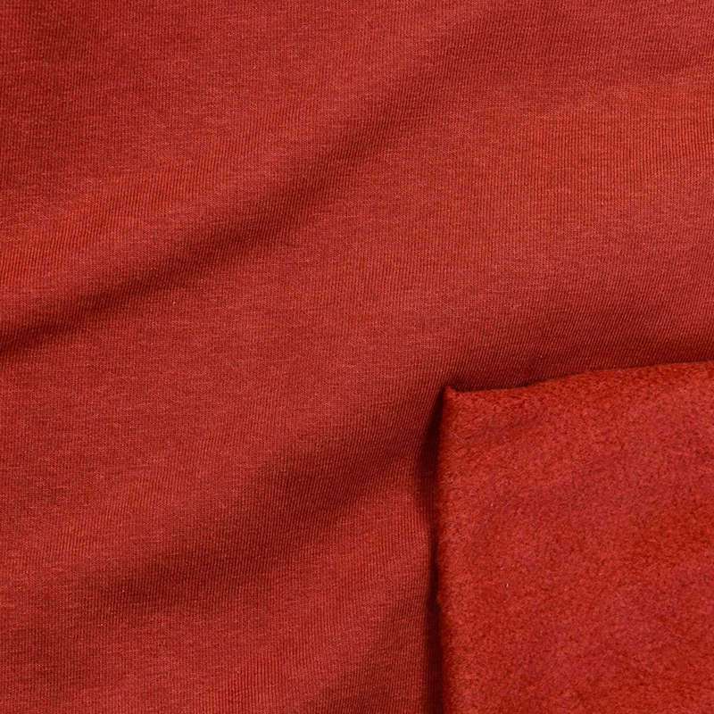 Royal Fleece - Organic Cotton with Recycled Poly - Fire Brick