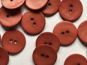 Textile Garden - Matte Shell Buttons - 18mm - Various Colors
