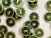 Textile Garden - Shell Flower Buttons - 12mm - Various Colors