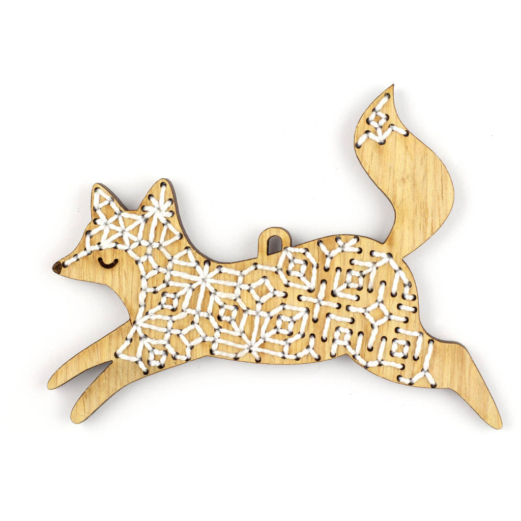 Kiriki Press - Ornament Embroidery Kits - Fox