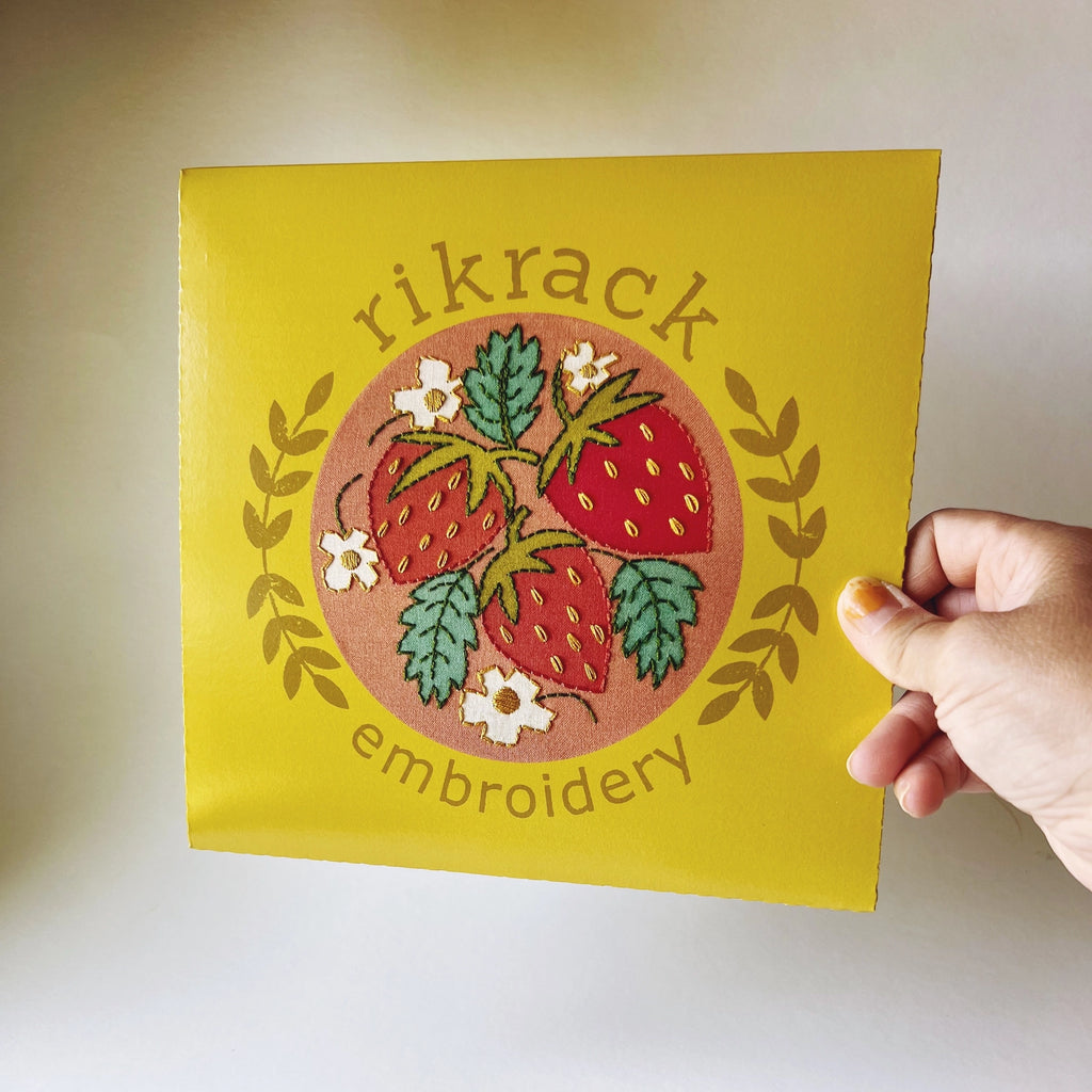 Rikrack - Embroidery Kit - Strawberries