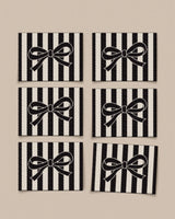 Matchy Matchy Sewing Club - Black Bow Large Woven Labels