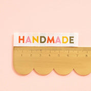 Sarah Hearts - Woven Sewing Label - Handmade