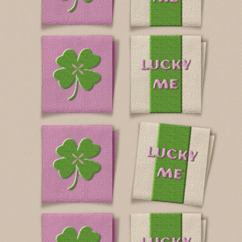 Matchy Matchy Sewing Club - Lucky Clover Woven Labels