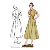 Decades of Style - #5002 1950s Diamond Dress - PDF and Printed Pattern