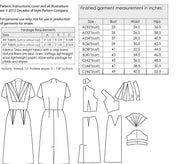Decades of Style - #5007 1950s Object d'Art Dress - PDF and Printed Pattern