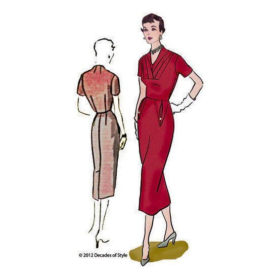 Decades of Style - #5007 1950s Object d'Art Dress - PDF and Printed Pattern