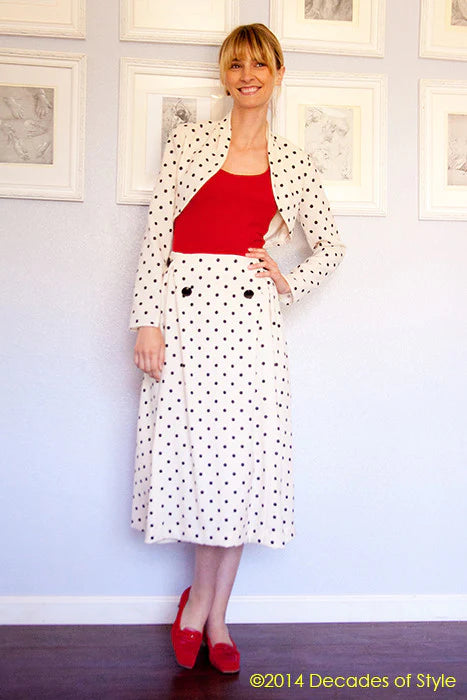 Decades of Style - #4012 1940s Sleek Sleeve Bolero - PDF and Printed Pattern