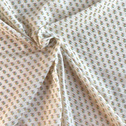 Hokkoh - Seersucker Cotton Lawn - Tiny Bouquet - Ivory