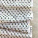 Hokkoh - Seersucker Cotton Lawn - Tiny Bouquet - Ivory