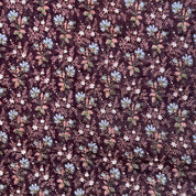 Hokkoh - Seersucker Cotton Lawn - Tiny Bouquet - Wine