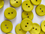 Textile Garden - Matte Shell Buttons - 18mm - Various Colors