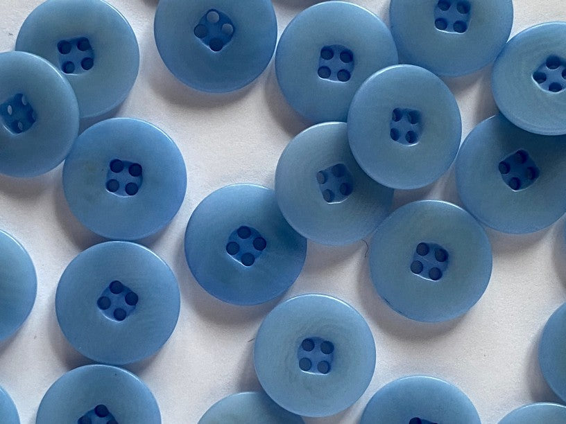 Textile Garden - 4 Hole Corozo Buttons - 15mm - Various Colors