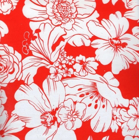 Oil Cloth - Victoria - Red
