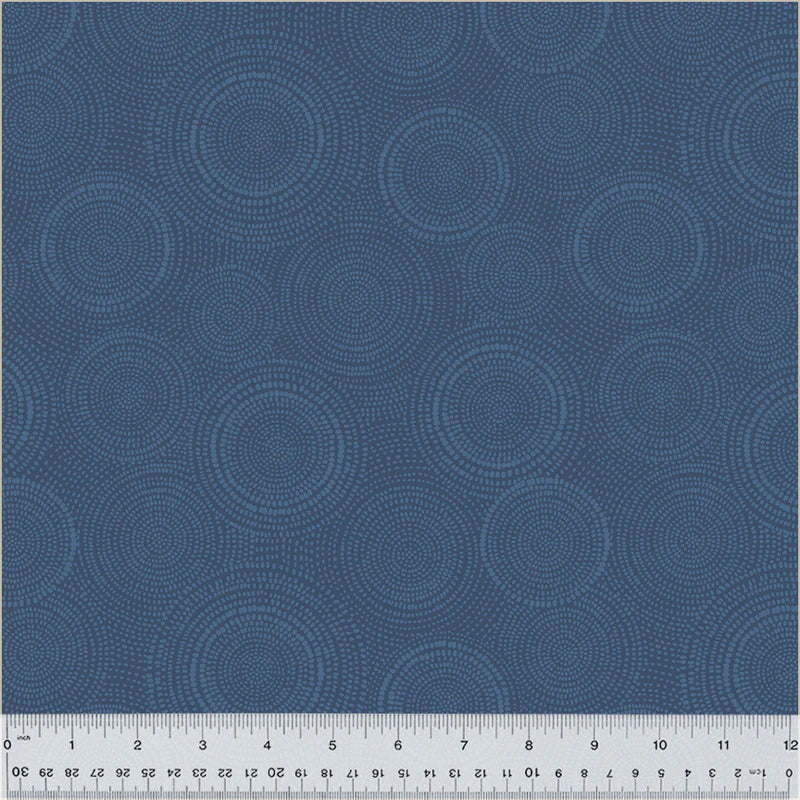 Windham - Radiance Flannel - Denim Circles