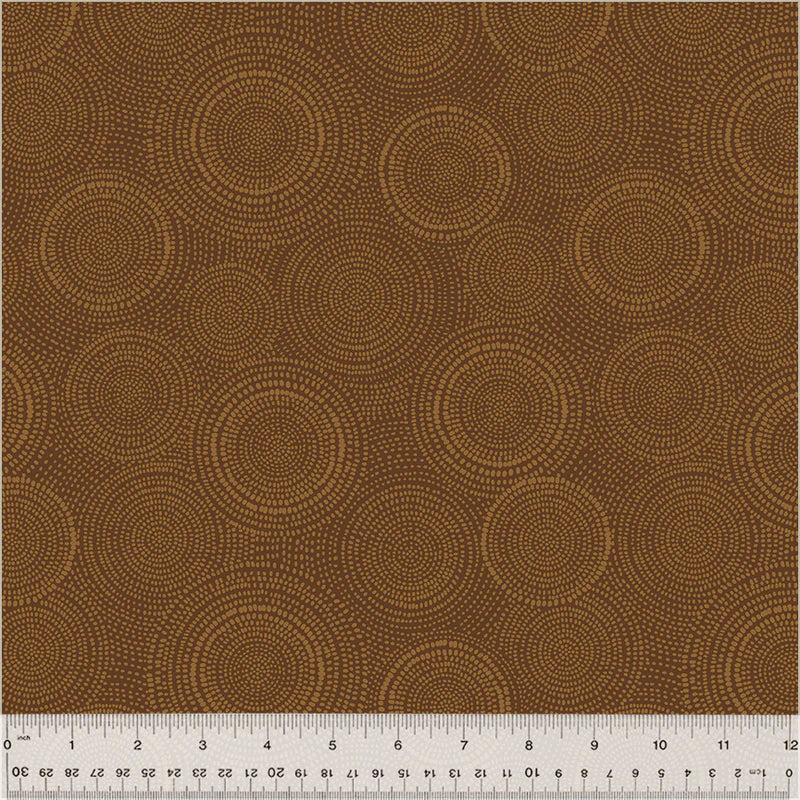 Windham - Radiance Flannel - Sepia Circles