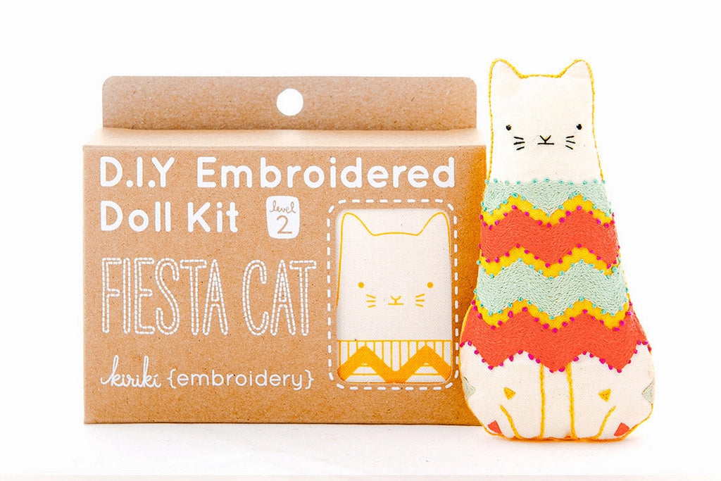 Kiriki Press - Level 2 DIY Embroidered Doll Kit - Various