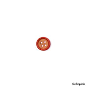 La Droguerie - 4 Hole Wood Button - 14mm - Knob - Various Colors